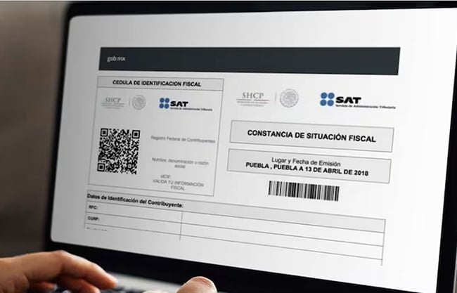 SAT lanza opción para recibir Constancia de Situación Fiscal mensualmente por un año
