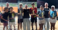 Tenistas tolimenses brillan en el Torneo Nacional Grado 4 realizado en el Complejo de Raquetas, con campeones en sencillos y dobles
