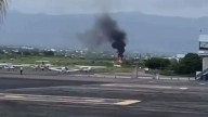 Aeronave se accidenta en aeropuerto de Cuernavaca