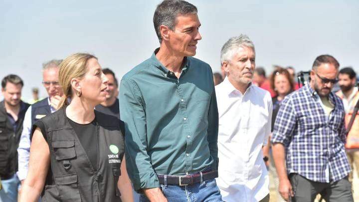 Sánchez anuncia que declararà zona catastròfica les àrees calcinades pels incendis