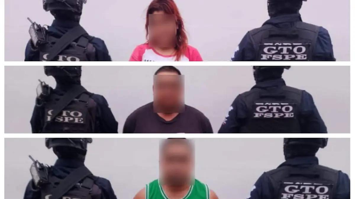 Detienen a una mujer y dos hombres armados en Irapuato: las FSPE los capturaron en Tomelopez