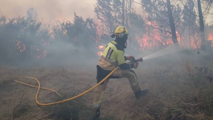 Detenida una mujer de Carballo (La Coruña) en relación con 11 incendios forestales