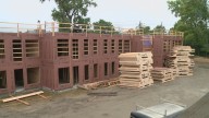 Rebuild in progress at Cleveland Heights' Cedar Lee-Meadowbrook apartment complex that burned down in January