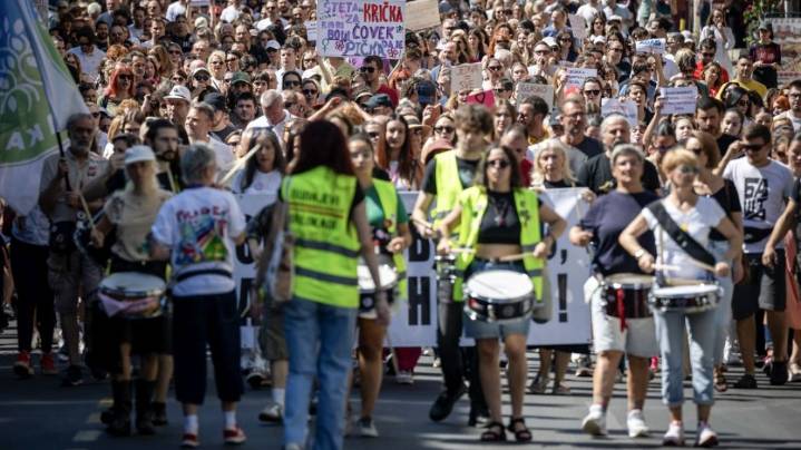Los próximos pasos de los manifestantes en Serbia