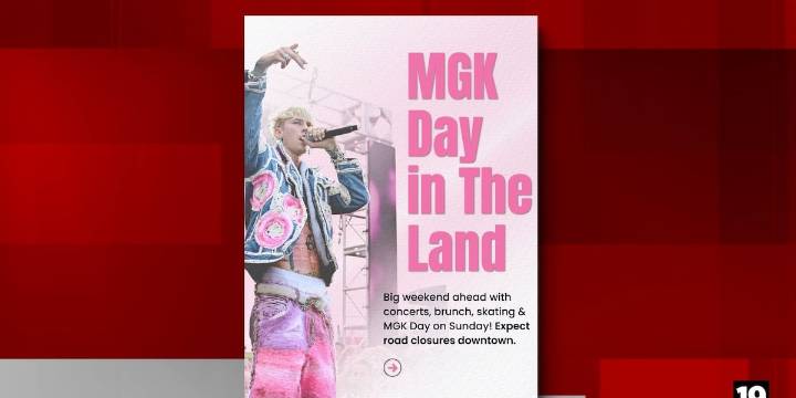 City of Cleveland announces road closures ahead of MGK Day