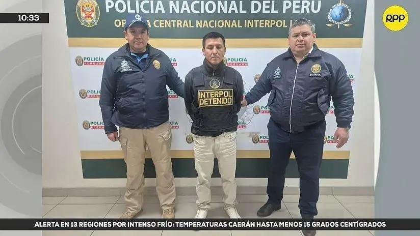 Jossimar Cabrera, sospechoso de la muerte de la joven Sheylla Gutiérrez, se entregó a la Interpol Perú