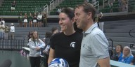 Michigan State volleyball gets Kristen Kelsay her first win as head coach