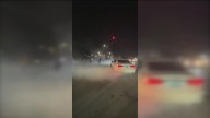 WATCH: Cellphone video shows cars doing donuts, burning tires in Newton Center