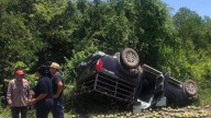 Vualca pick up en carretera a la Isla de la Piedra