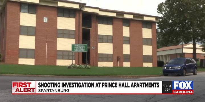 Shooting investigation at Prince Hall apartments in Spartanburg, officials say