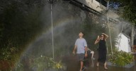 Heat wave in Europe and wildfire threat in France