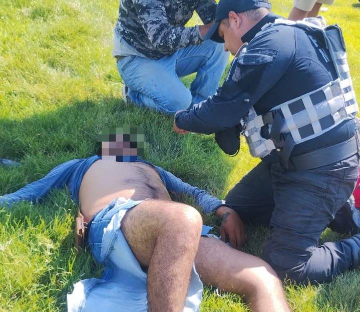 SE REPORTÓ UNA PERSONA LESIONADA EN MOTOCICLETA