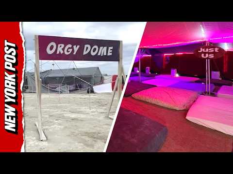 Chaos at Burning Man as Dust Storm Destroys ORGY DOME