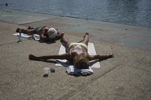 Parts of Europe burn as millions are facing record heat
