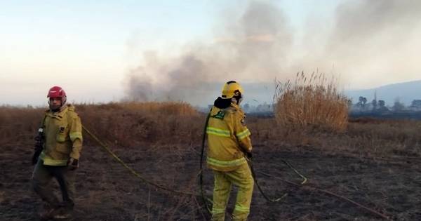 Bomberos combatieron múltiples incendios en los departamentos de San Juan