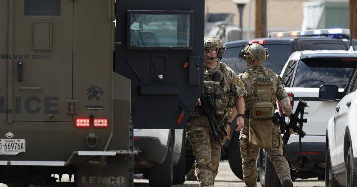 In photos: Law enforcement continues Anaconda manhunt after 4 dead in shooting at Owl Bar