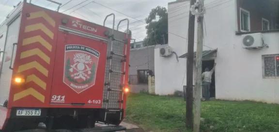 Posadas: incendio destruyó una vivienda en el barrio San Juan Evangelista