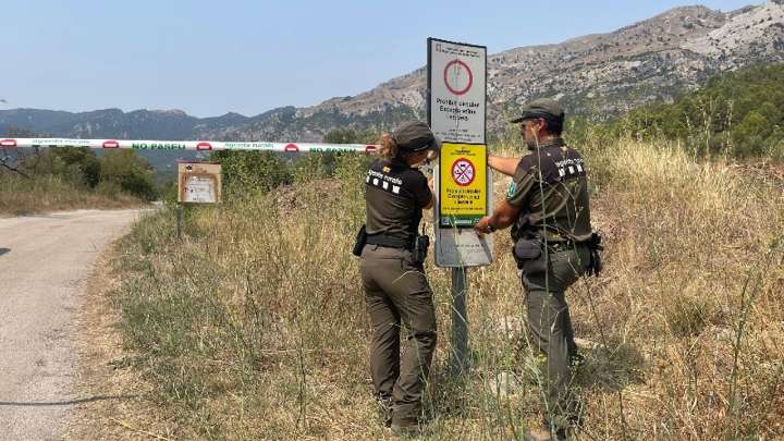 Cataluña afronta este domingo el peligro más alto de incendio del año