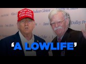 Trump Calls Bolton 'A Lowlife,' But Says He's Staying Out Of Investigation