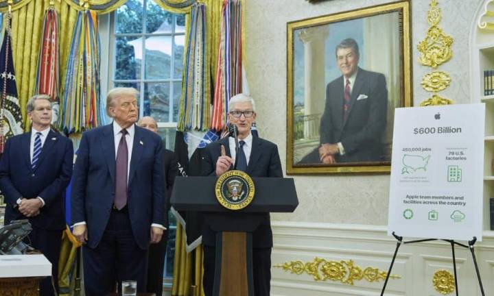 Gran anuncio de Apple y Trump