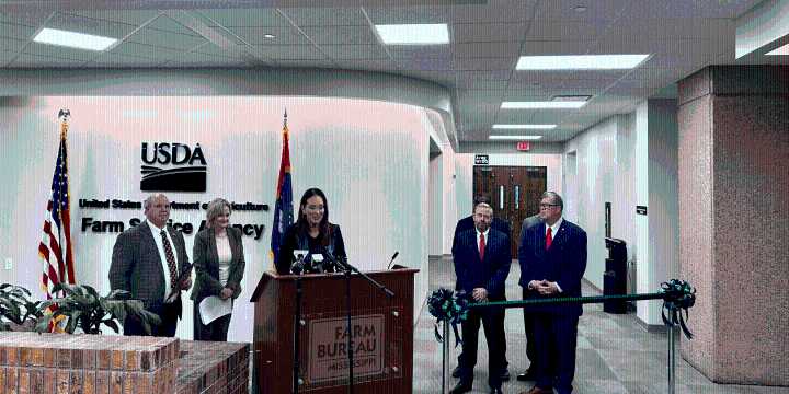 Ag Secretary Brooke Rollins announces veterinarian aid at Mississippi State University