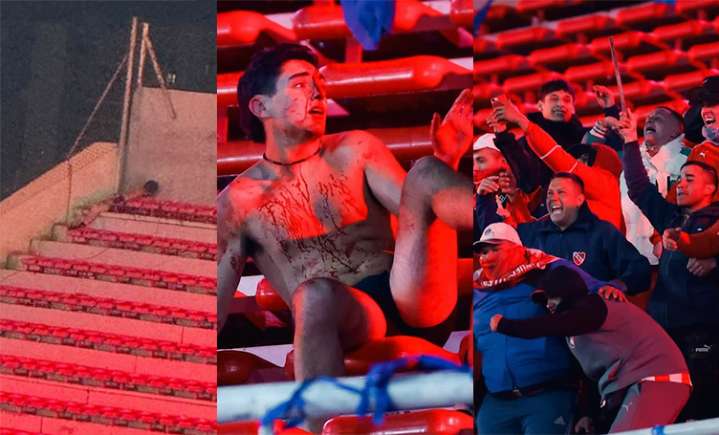 Horror en Independiente-Universidad de Chile: los peores videos de la masacre de Avellaneda