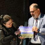 El intendente Jorge reconoció la labor de Tomoko...