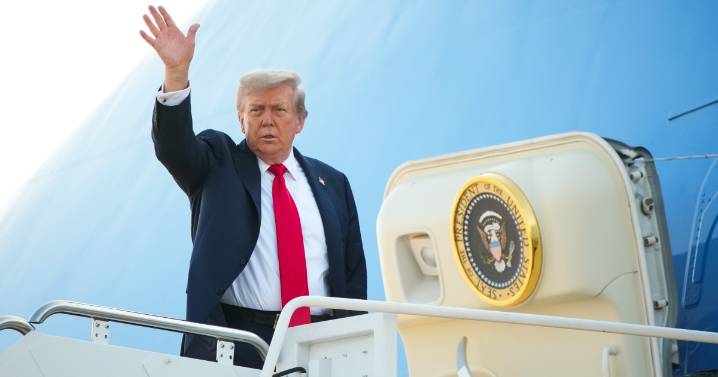 Trump departs for Alaska ahead of summit with Putin