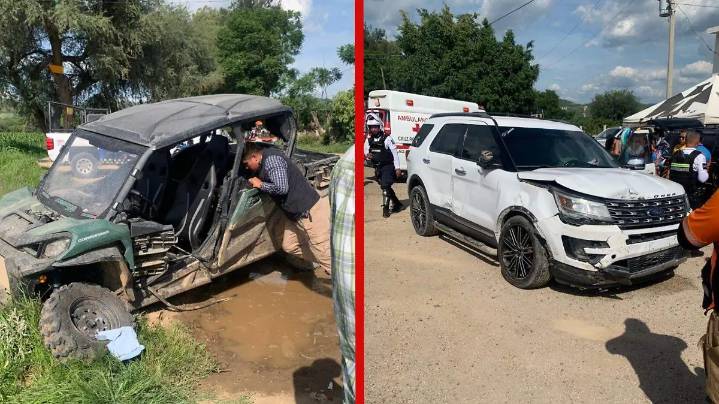 Familiares de la gobernadora de Guanajuato sufren accidente en el Ramal a Comanjilla
