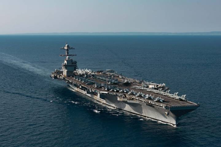 Propulsado por energía nuclear, el Gerald R. Ford es el portaaviones más grande del mundo y es el orgullo de la Marina de Estados Unidos