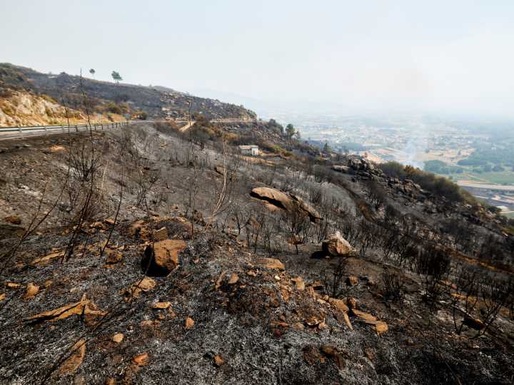 Spain suffers third wildfire death as thousands remain displaced in Europe