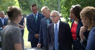 DeWine, officials celebrate big step toward removal of Gorge Dam between Cuyahoga Falls, Akron