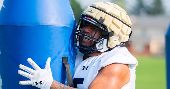 Versatility key as new-look Montana State offensive line progresses in fall camp