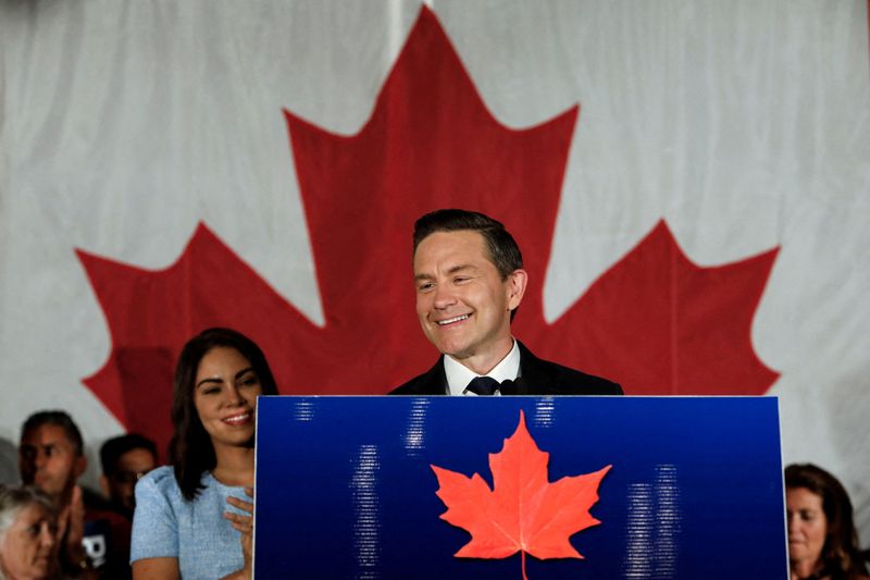 Canada opposition leader Poilievre wins seat, to take on Carney over tariffs