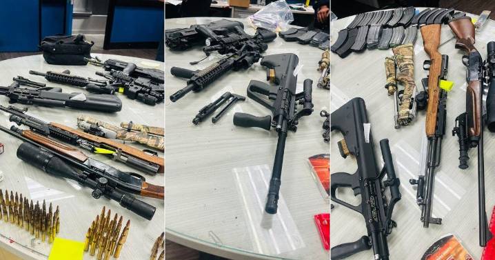 LAPD seizes cache of guns during domestic violence call in downtown