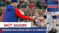 The struggling Rangers lost again, blowing a late lead and falling to the Blue Jays.
