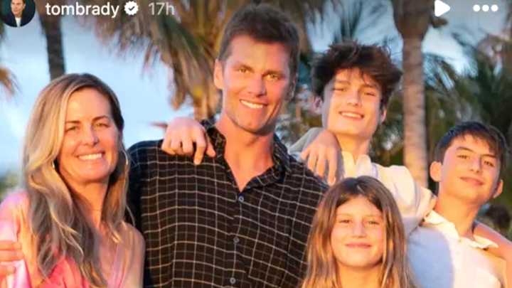 Tom Brady spotted with rarely-seen lookalike sister on vacation to celebrate shared milestone