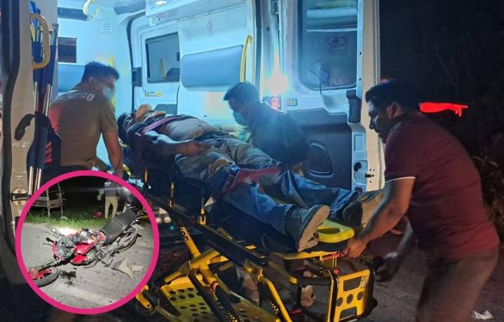 Muere motociclista tras choque en la carretera 307, en tramo Tulum