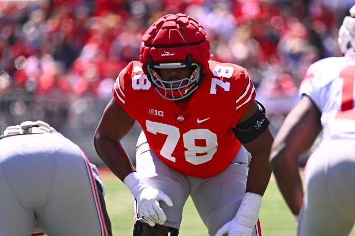 Why Ohio State’s expected left tackle could play at a position he’s not played at in college
