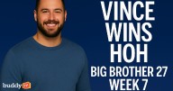 'Big Brother' 27 Week 7: Vince Wins HOH in Grueling Wall Endurance