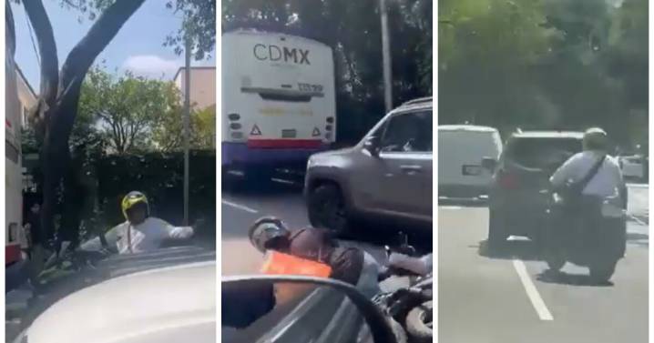 VIDEO | Persecución en Reforma para atrapar a conductora: atropelló a repartidor frente a policía de CDMX