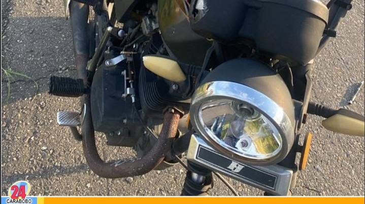 Hecho vial en Mañongo, dejó un motorizado lesionado