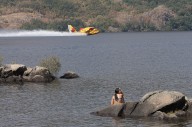 El incendio de Porto (Zamora) llega a La Baña (León)