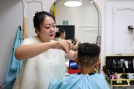 China parade inspires military-themed haircuts for children