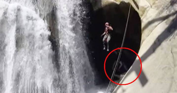 Climber survives 2 days behind California waterfall before he's rescued by helicopter
