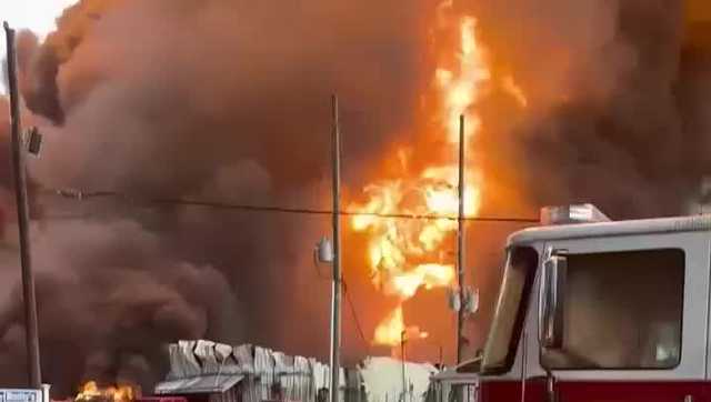 Roseland Smitty's explosion: New video shows fire, smoke plume