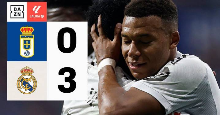 Oviedo-Real Madrid: resumen en vídeo, resultado y goles del partido