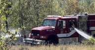 Firefighters respond to west Eugene brush fire in Willow Creek area