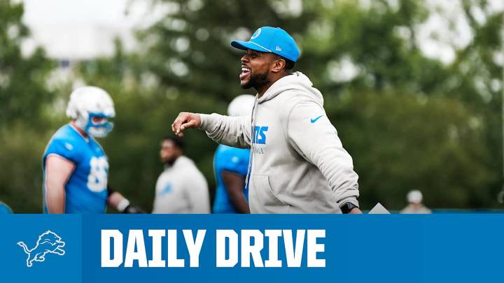 THE DAILY DRIVE: 'He just understands how to teach, how to motivate': Why new RBs coach Tashard Choice fits in Detroit