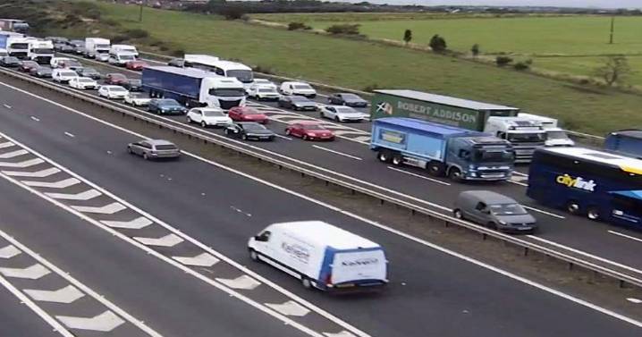Man 'dead at scene' after being struck by Volvo HGV on M8 near West Lothian